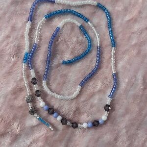 Blue & White “Eleke Yemana” Waist Beads